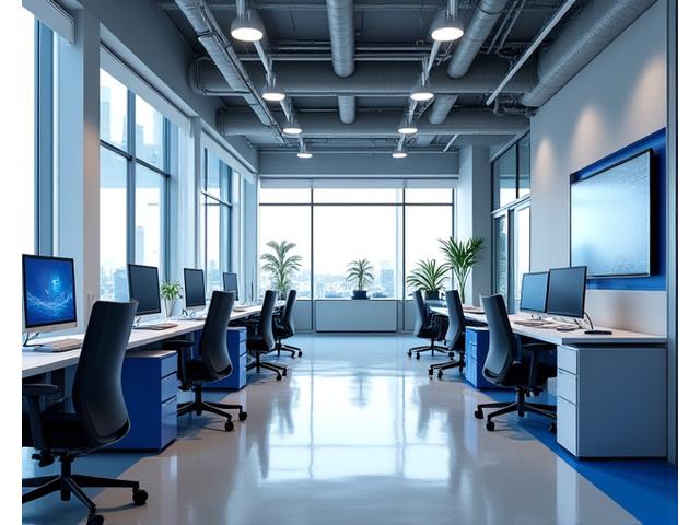 개방적이고 현대적인 오피스 공간